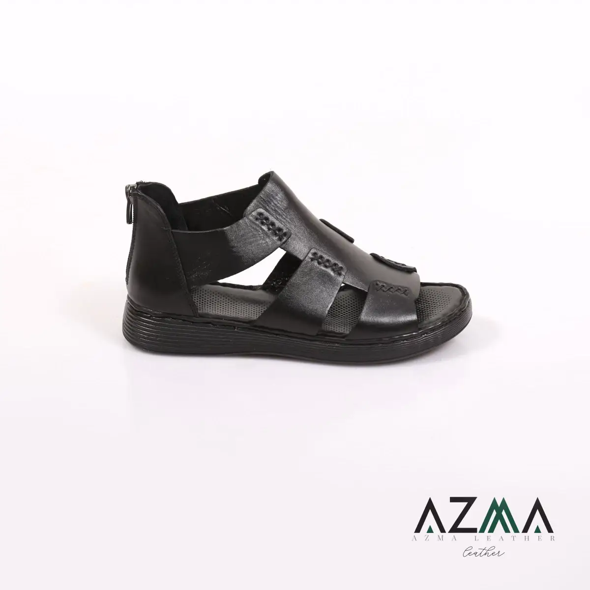 صندل چرمی زنانه مدل رومی