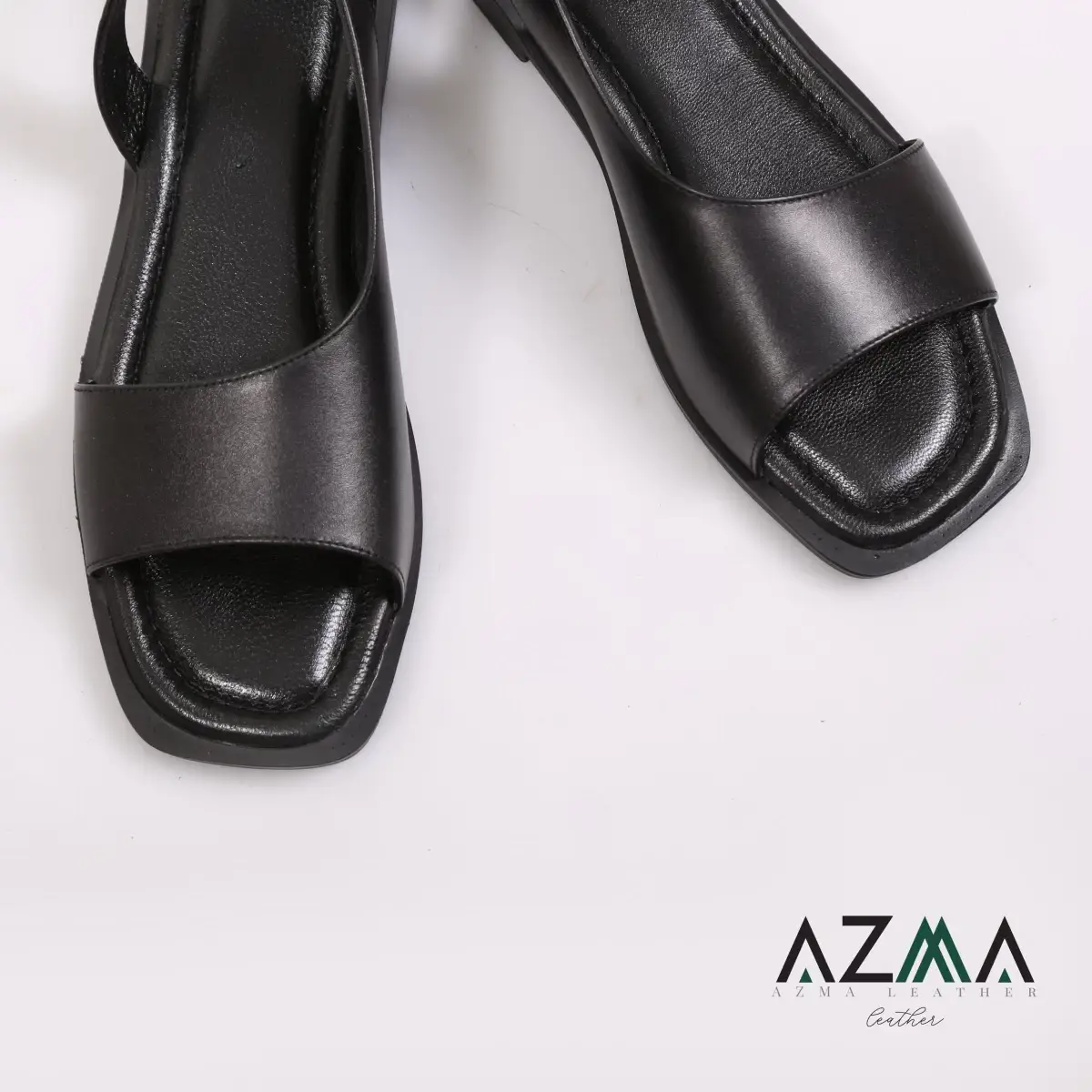 صندل چرمی زنانه کد 1216