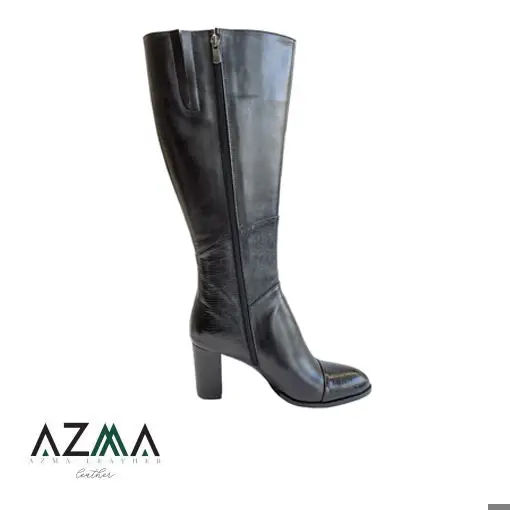بوت زنانه چرمی کد 583