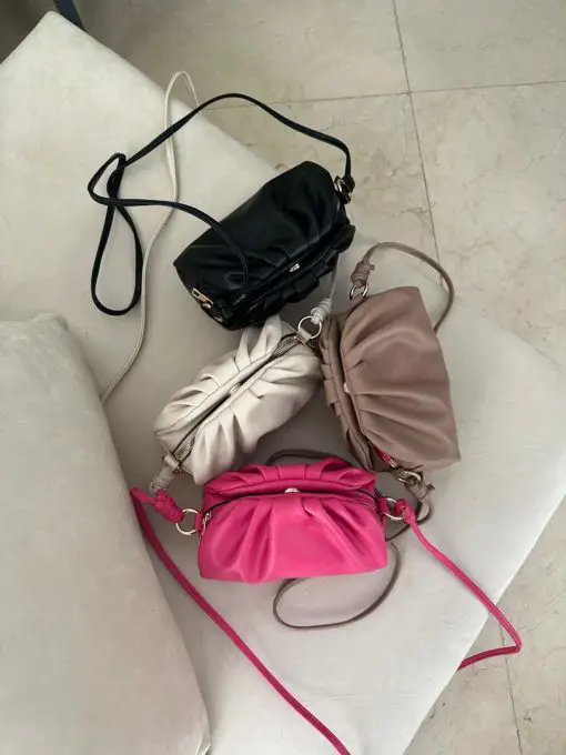 کیف چرمی زنانه مدل صدف
