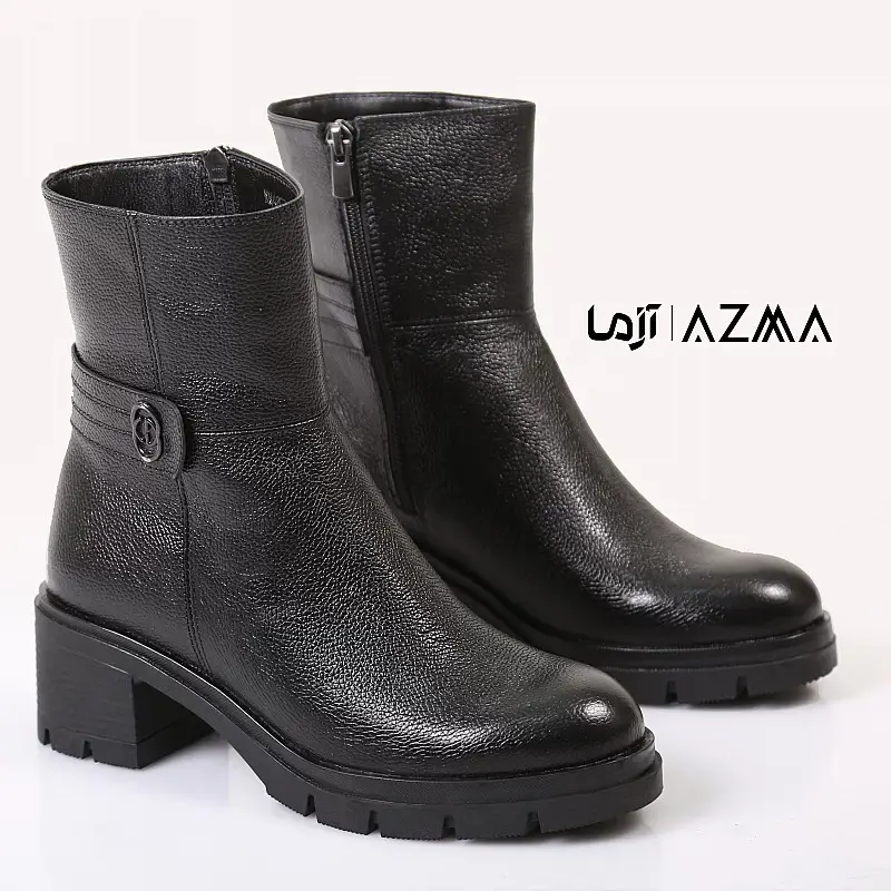 بوت چرمی زنانه کد 1235
