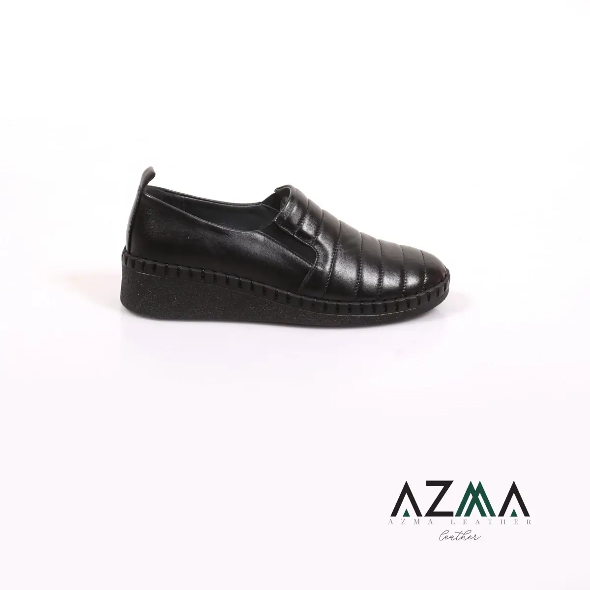 کفش چرمی زنانه کد 055