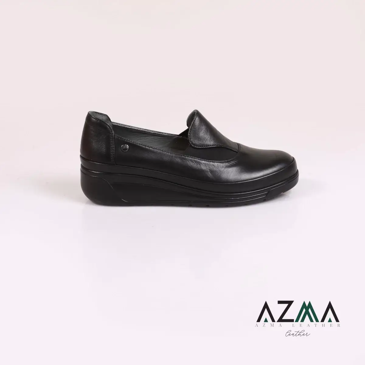 کفش چرمی زنانه کد 2427