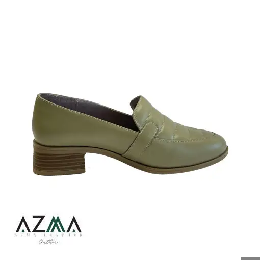 کفش چرمی زنانه کد 471