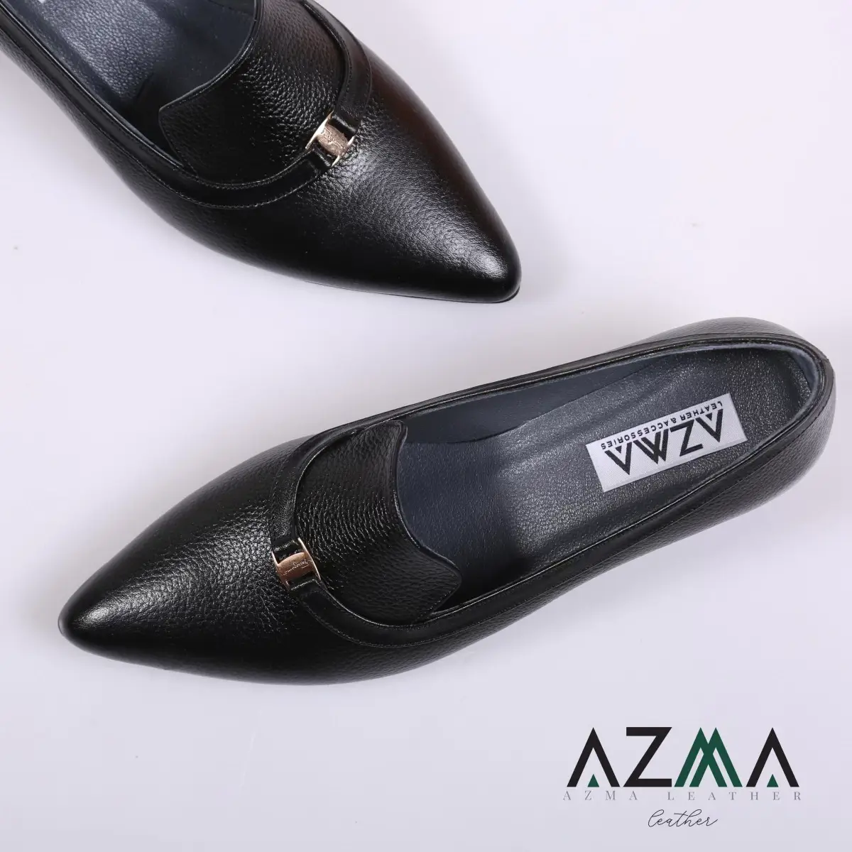 کفش چرمی زنانه کد 16