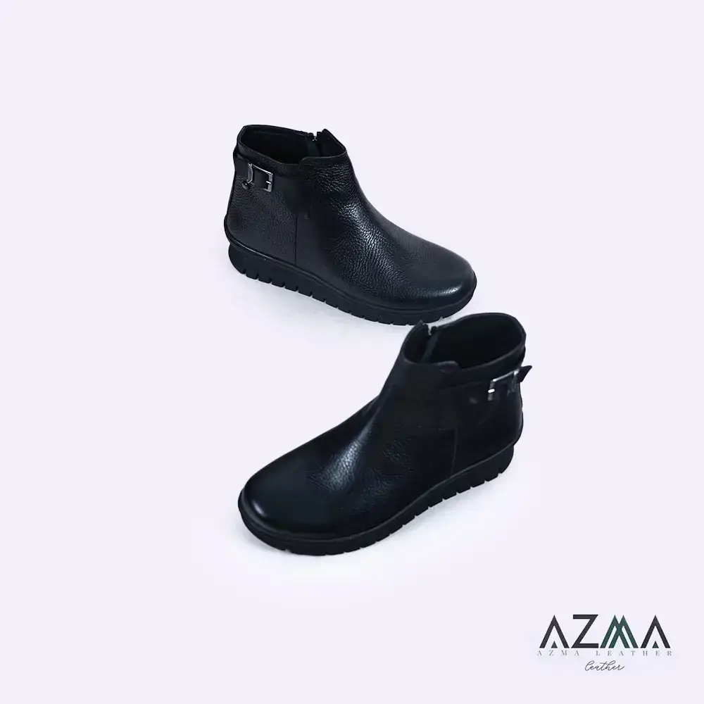بوت چرمی زنانه کد 419