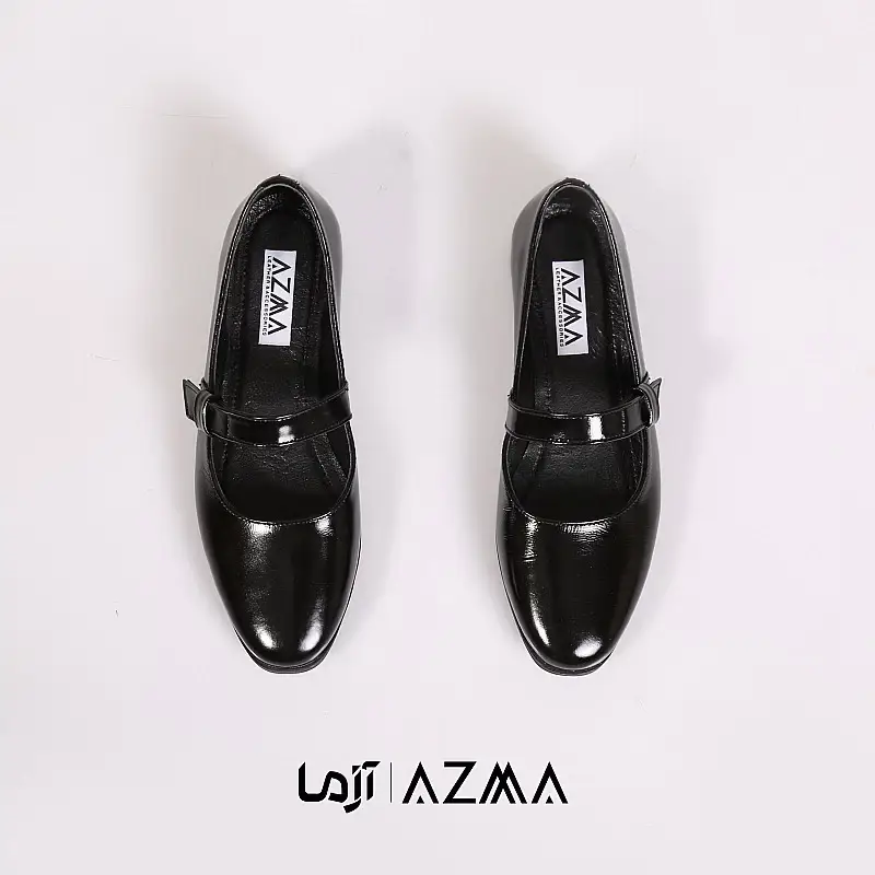 کفش چرمی زنانه کد 1191