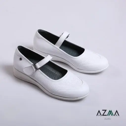 کفش چرمی زنانه کد 2266