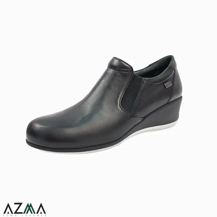 کفش چرمی زنانه کد 648