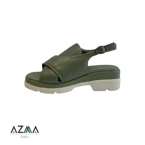 صندل چرمی زنانه کد 2165