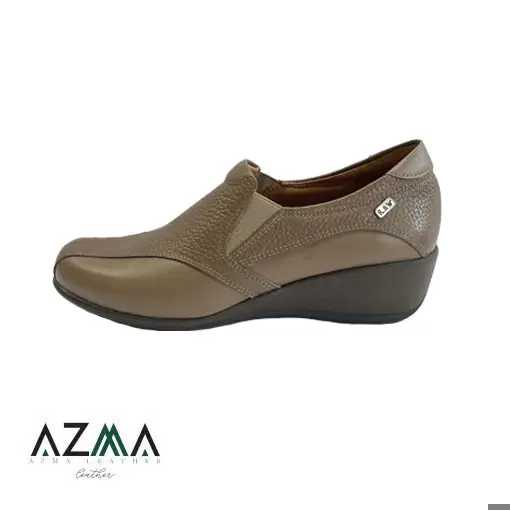 کفش چرمی زنانه کد 2052