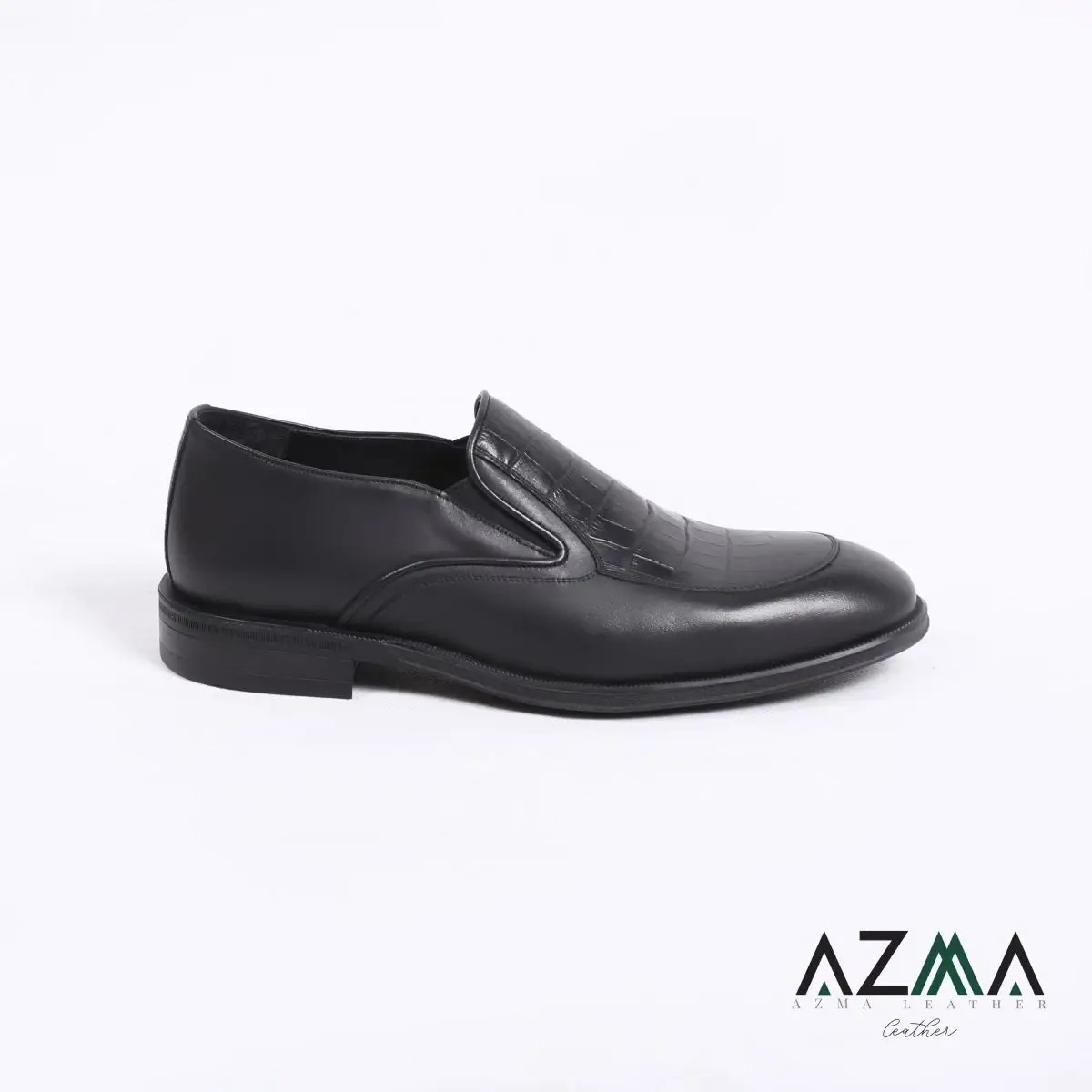 کفش مردانه چرمی کروکو کد 2779