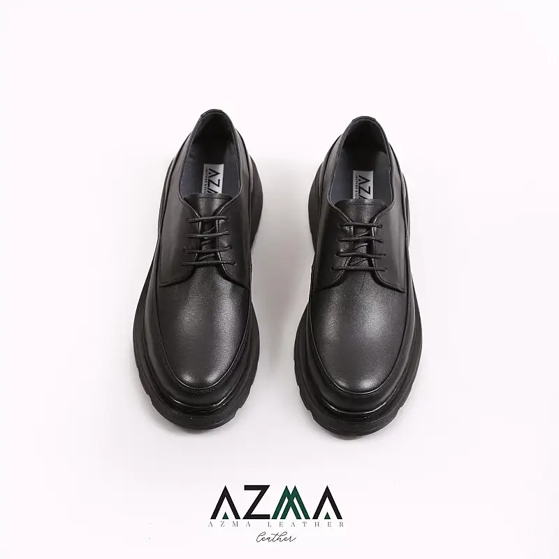 کفش چرمی زنانه کد 1742