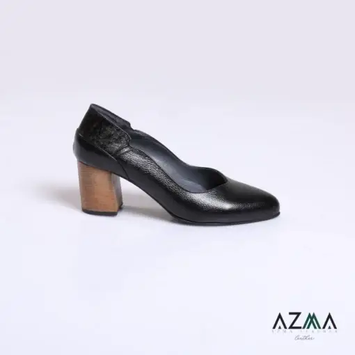 کفش چرمی زنانه کد 633