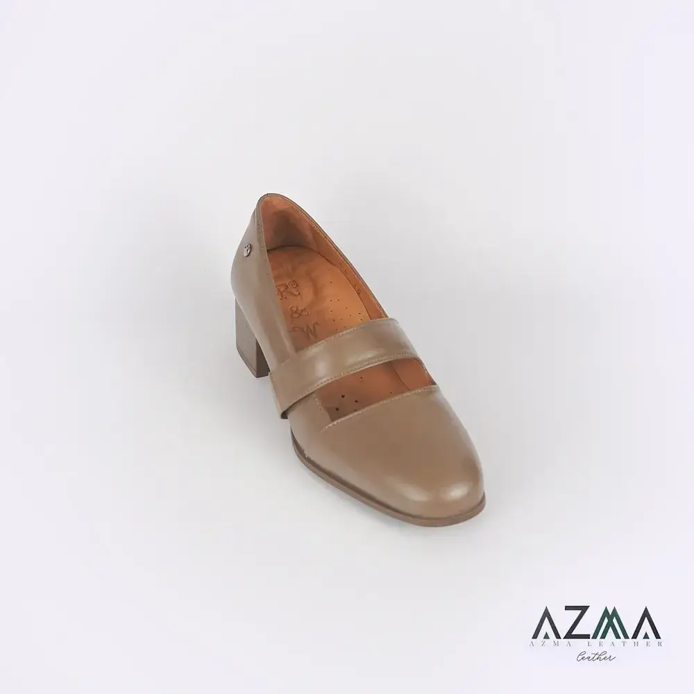 کفش چرمی زنانه کد 2366