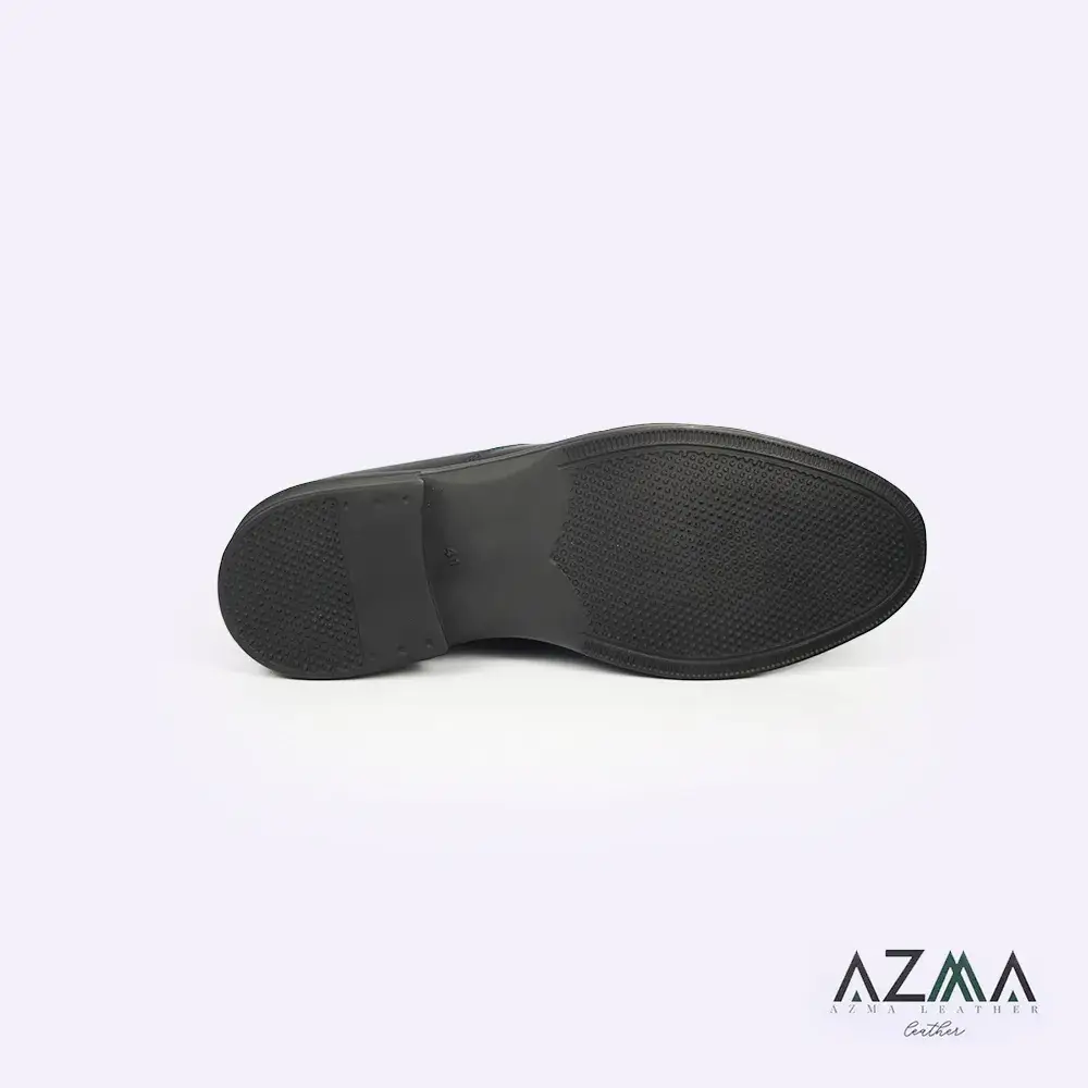 بوت چرمی مردانه بزرگ پا کد e307