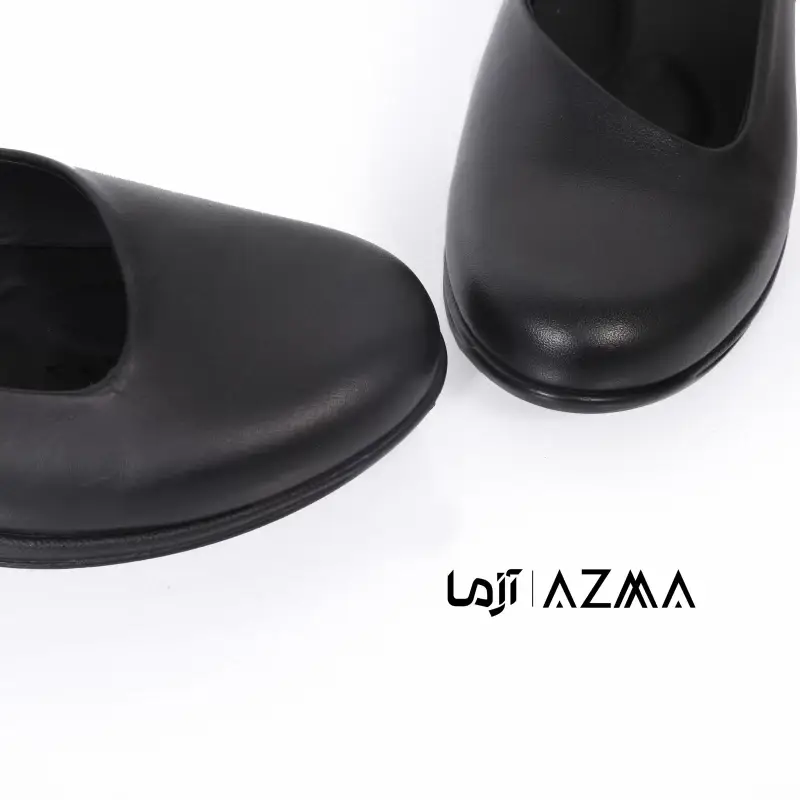 کفش چرمی زنانه کد 2573