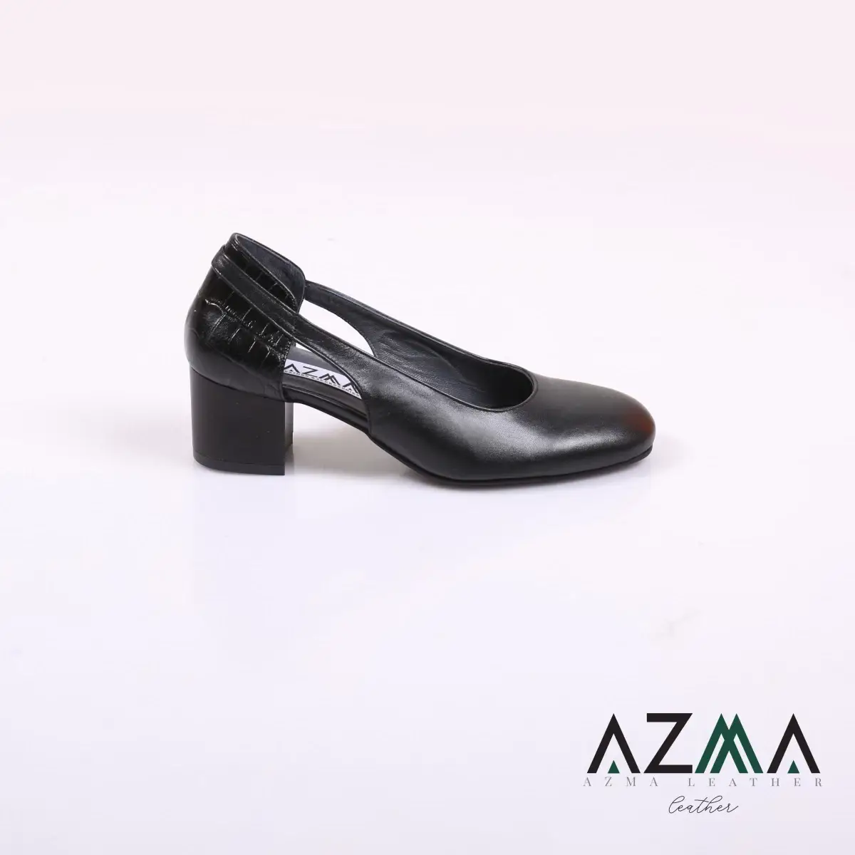 کفش چرمی زنانه کد 17