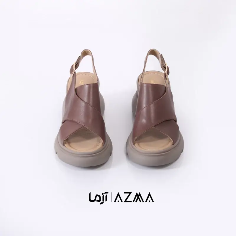 کفش چرمی زنانه کد 1755