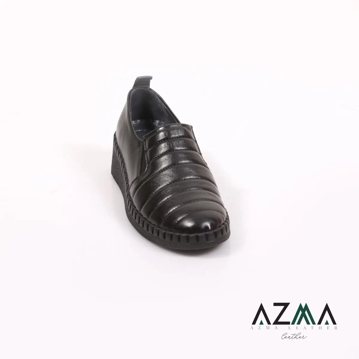 کفش چرمی زنانه کد 055