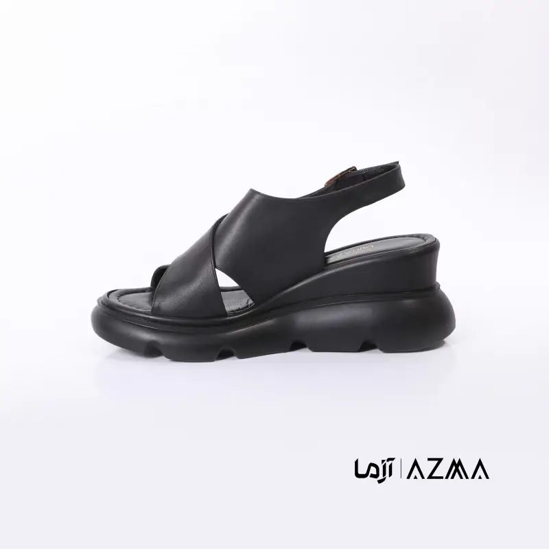 کفش چرمی زنانه کد 1755