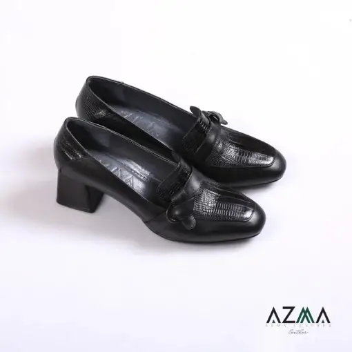 کفش چرمی زنانه کد 101