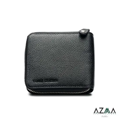 کیف پول تمام چرم مدل مربع