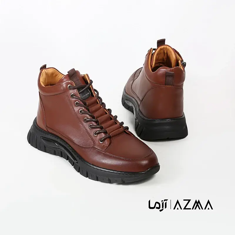 بوت چرمی مردانه کد 4071