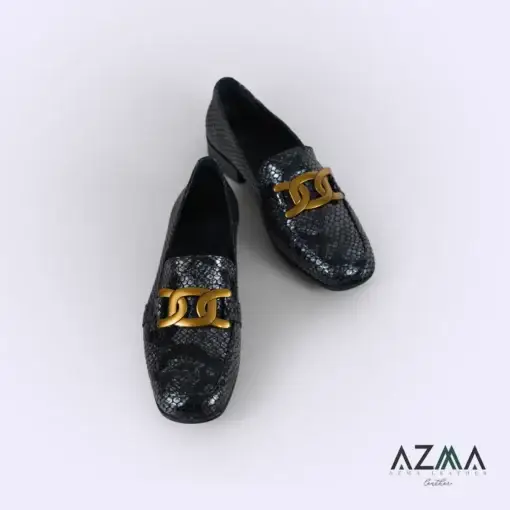 کفش چرمی زنانه کد 459