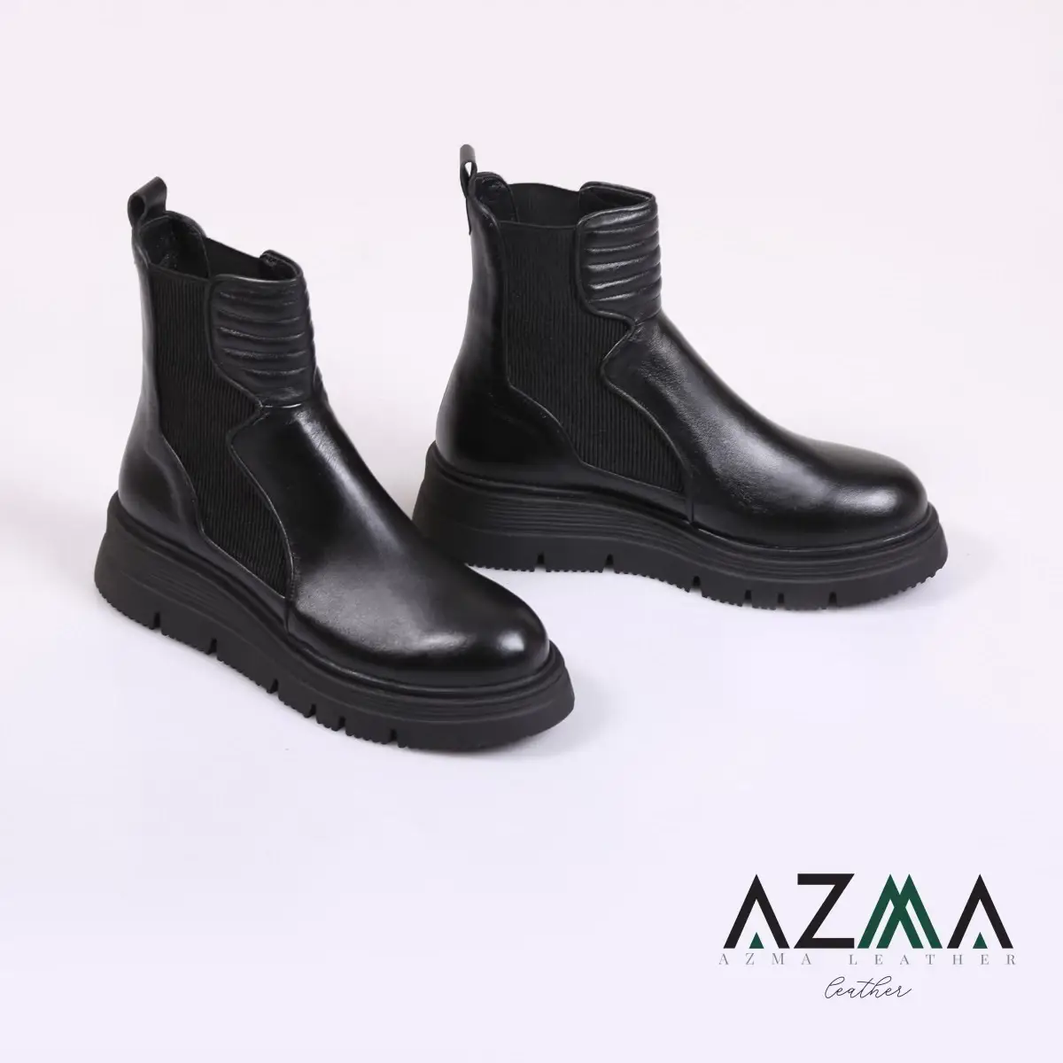بوت چرمی زنانه کد 784