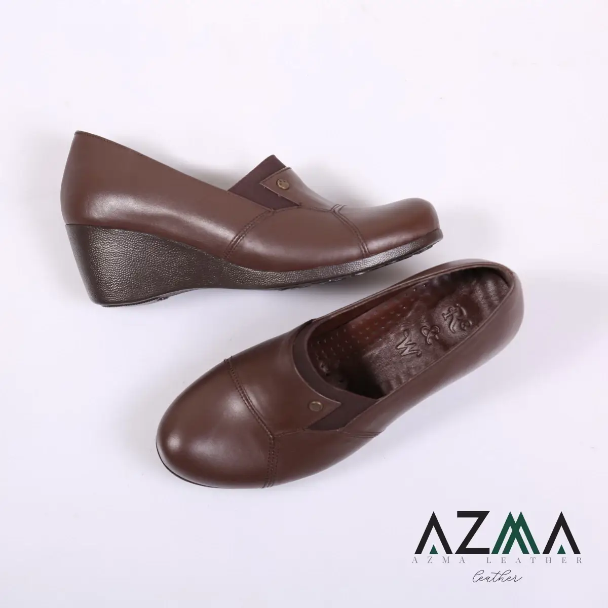 کفش چرمی زنانه کد 2391
