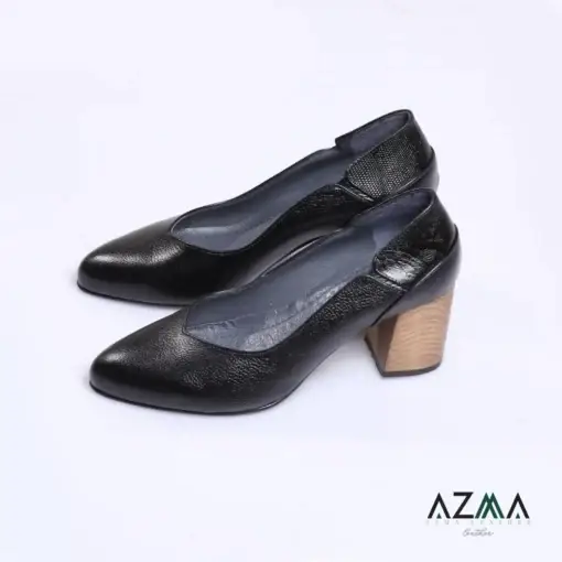 کفش چرمی زنانه کد 633