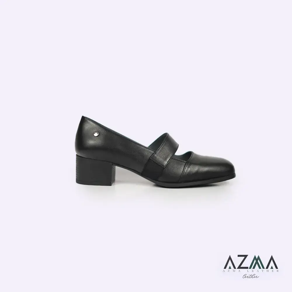 کفش چرمی زنانه کد 2366