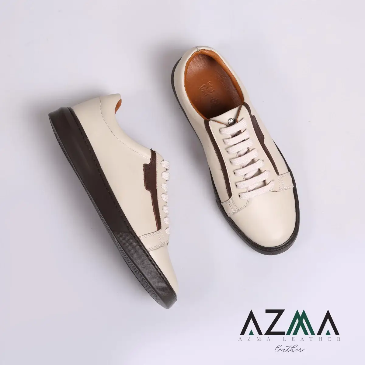 کفش چرمی زنانه کد 2389