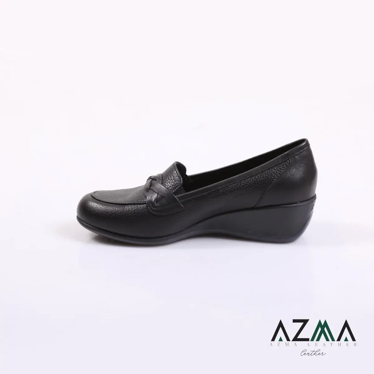 کفش چرمی زنانه کد 2387
