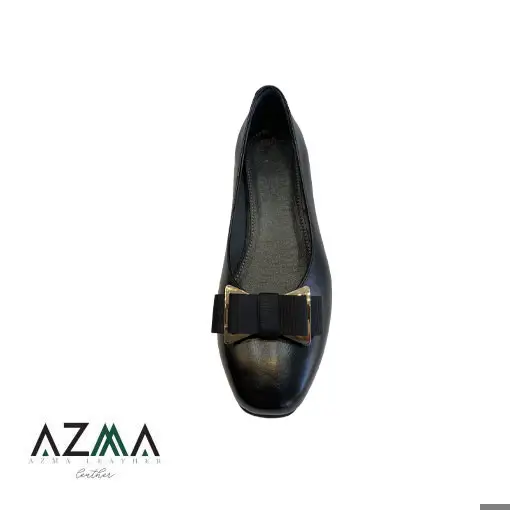 کفش چرمی زنانه کد 1071