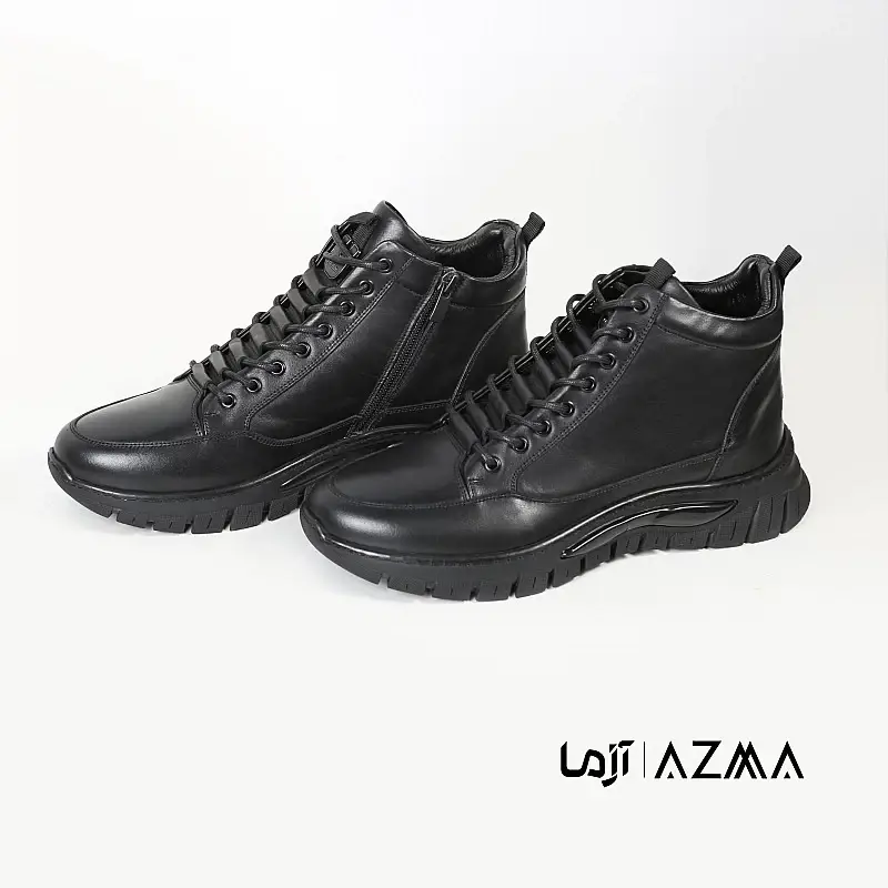 بوت چرمی مردانه کد 4071