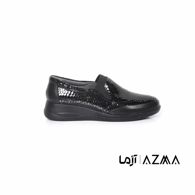 کفش چرمی زنانه کد 1249